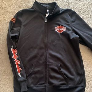 Harley Davidson jacket.